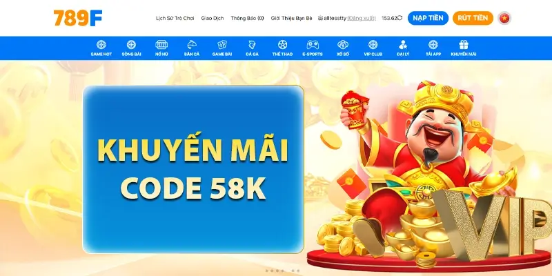 Khuyến Mãi 58K – Tải App Tặng Điểm Trải Nghiệm tại 789F