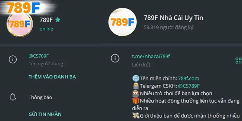 Đa dạng phương thức liên hệ đến cskh 789F