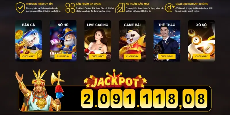 Kho game đa dạng tại 789WIN: Casino, Thể thao, Bắn cá, Nổ hũ… Thử thách mọi đam mê!