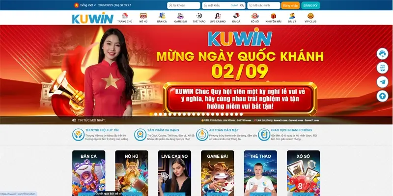 Kuwin – Sân chơi đẳng cấp, thắng lớn mỗi ngày 🎲✨