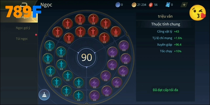 Bảng ngọc - “nền móng” để tối ưu chỉ số cho tướng