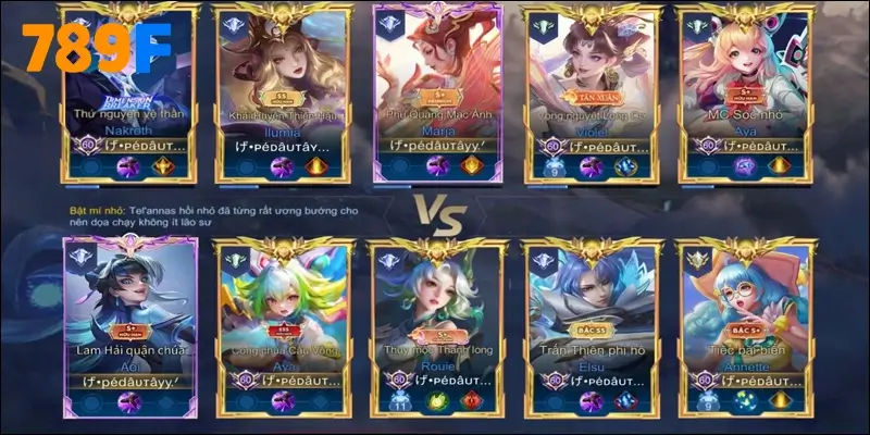 Chọn tướng dễ chơi khi mới làm quen với game