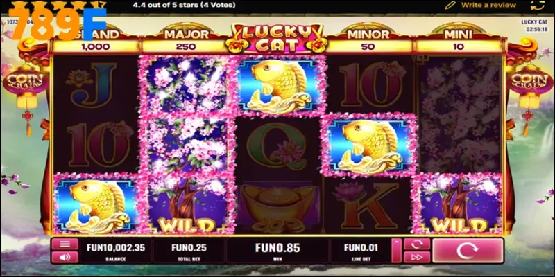 Điểm đặc biệt của game Lucky Cat