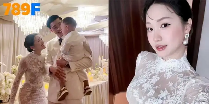 Đoàn Văn Hậu cùng vợ Doãn Hải My và con đầy tình cảm trong loạt ảnh kỷ niệm