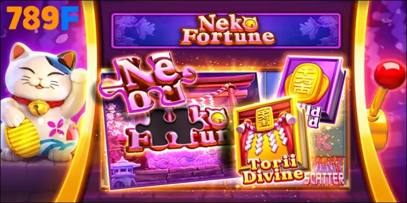 Hình tượng mèo thần tài trong game Fortune Neko
