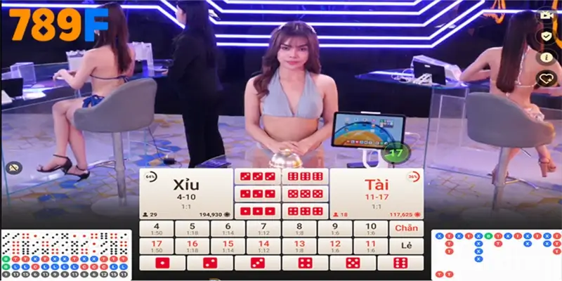 Tài Xỉu cũng là trò chơi được yêu thích nhiều tại nhà cái 789F