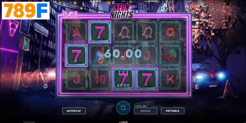 Trải nghiệm chơi Neon Night cực cuốn tại nhà cái 789F