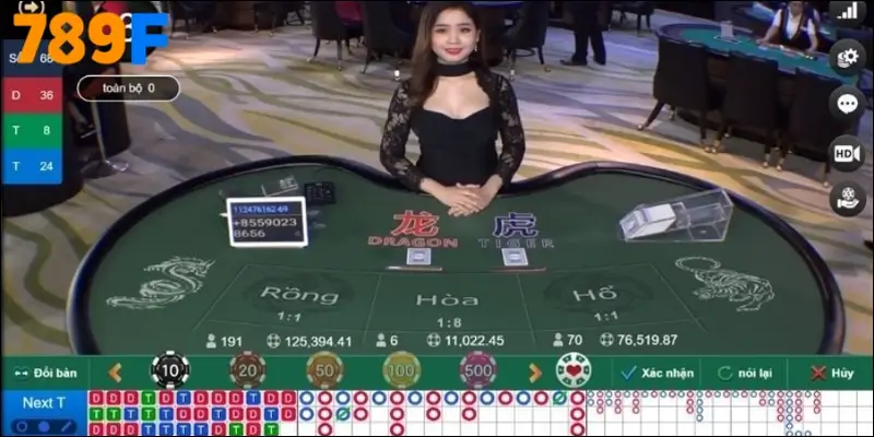 Trải nghiệm luật chơi Long Hổ tại nhà cái 789F