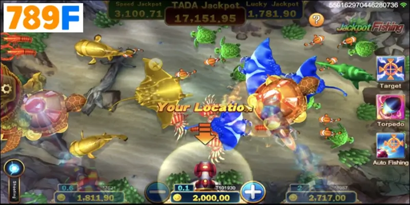 Jackport Fishing – đại dương số sống động, nơi mỗi cú bắn là một cao trào cảm xúc