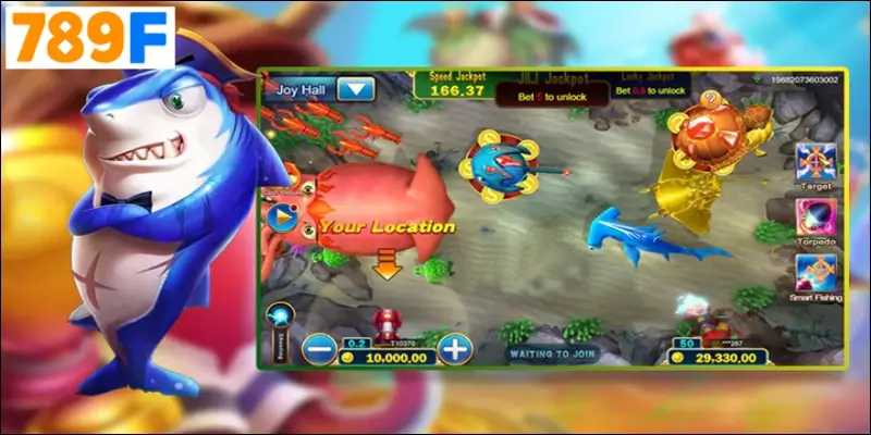 Jackport Fishing Sức hút khó cưỡng từ game bắn cá của 789 F