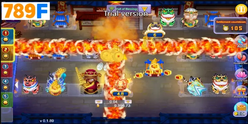 Trải nghiệm bắn cá 789F – nơi giải trí song hành cùng phần thưởng giá trị