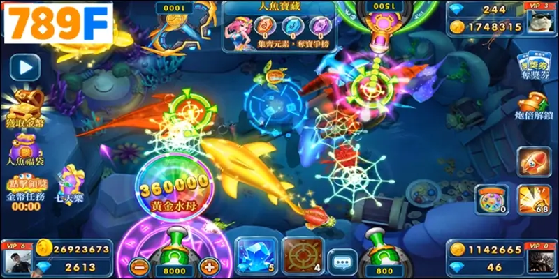 Trải nghiệm bắn cá đỉnh cao cùng cộng đồng game thủ tại 789F