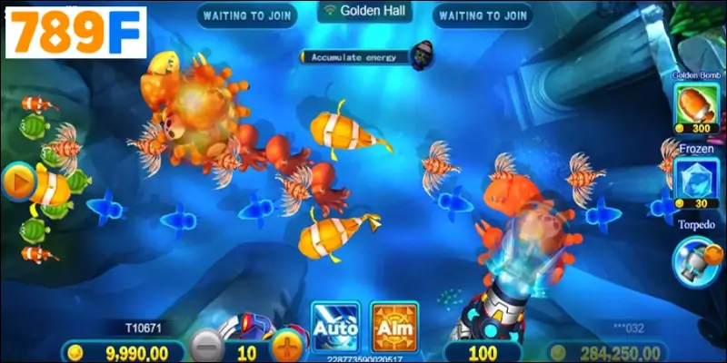 Trải nghiệm sống động Bombing Fishing cùng nhà cái 789F